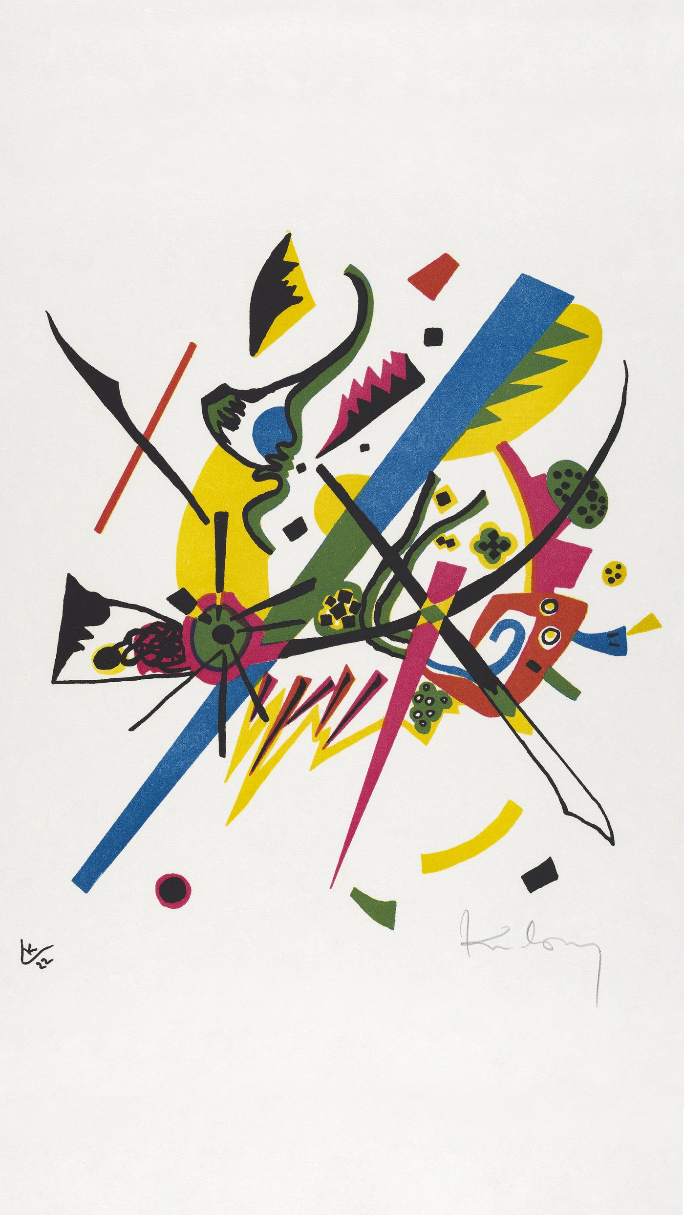 Wassily Kandinsky   Small Worlds I   reframed by Unknown Artist