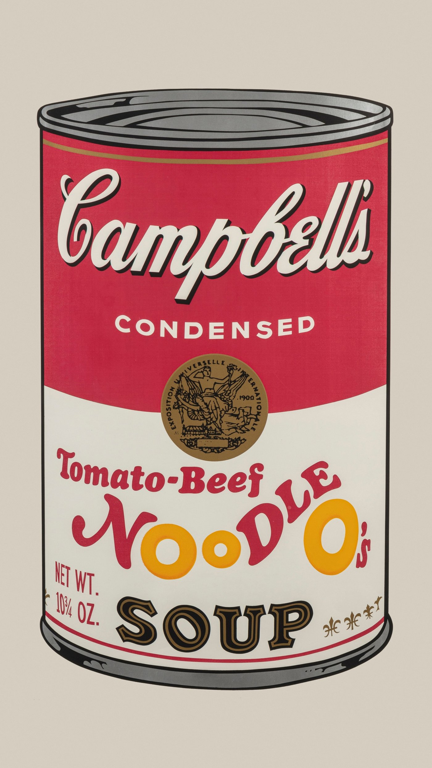 Andy Warhol   Tomato Beef Noodle O's, from Campbell's Soup II   reframed by Unknown Artist