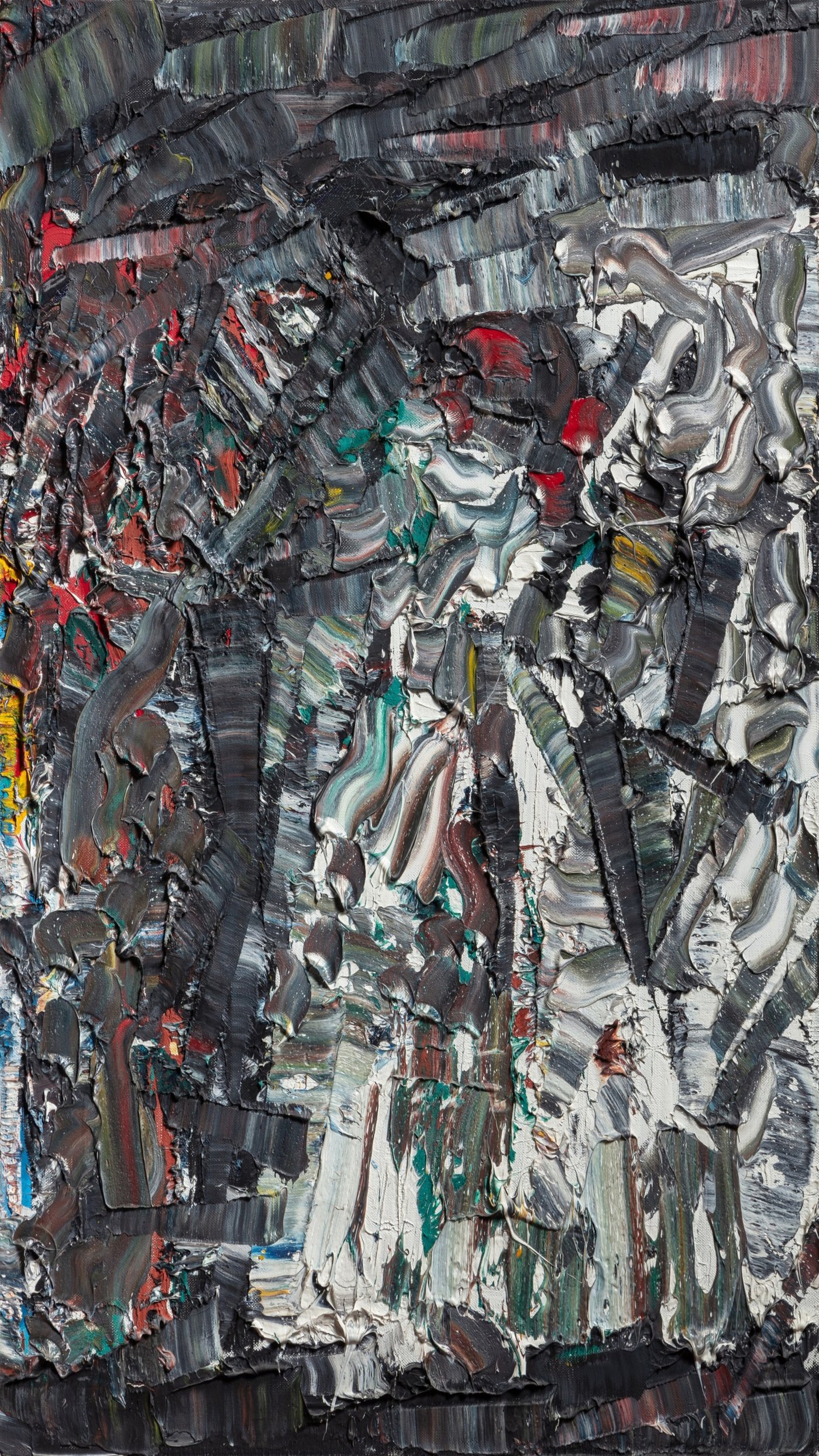 Jean Paul Riopelle   Hibou Circus I   reframed by Unknown Artist