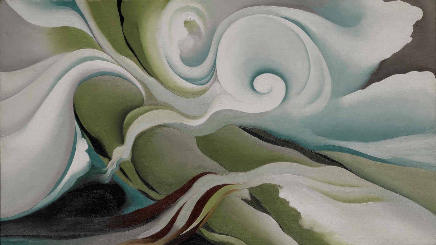 O Keeffe   Nature Forms   reframed by Unknown Artist