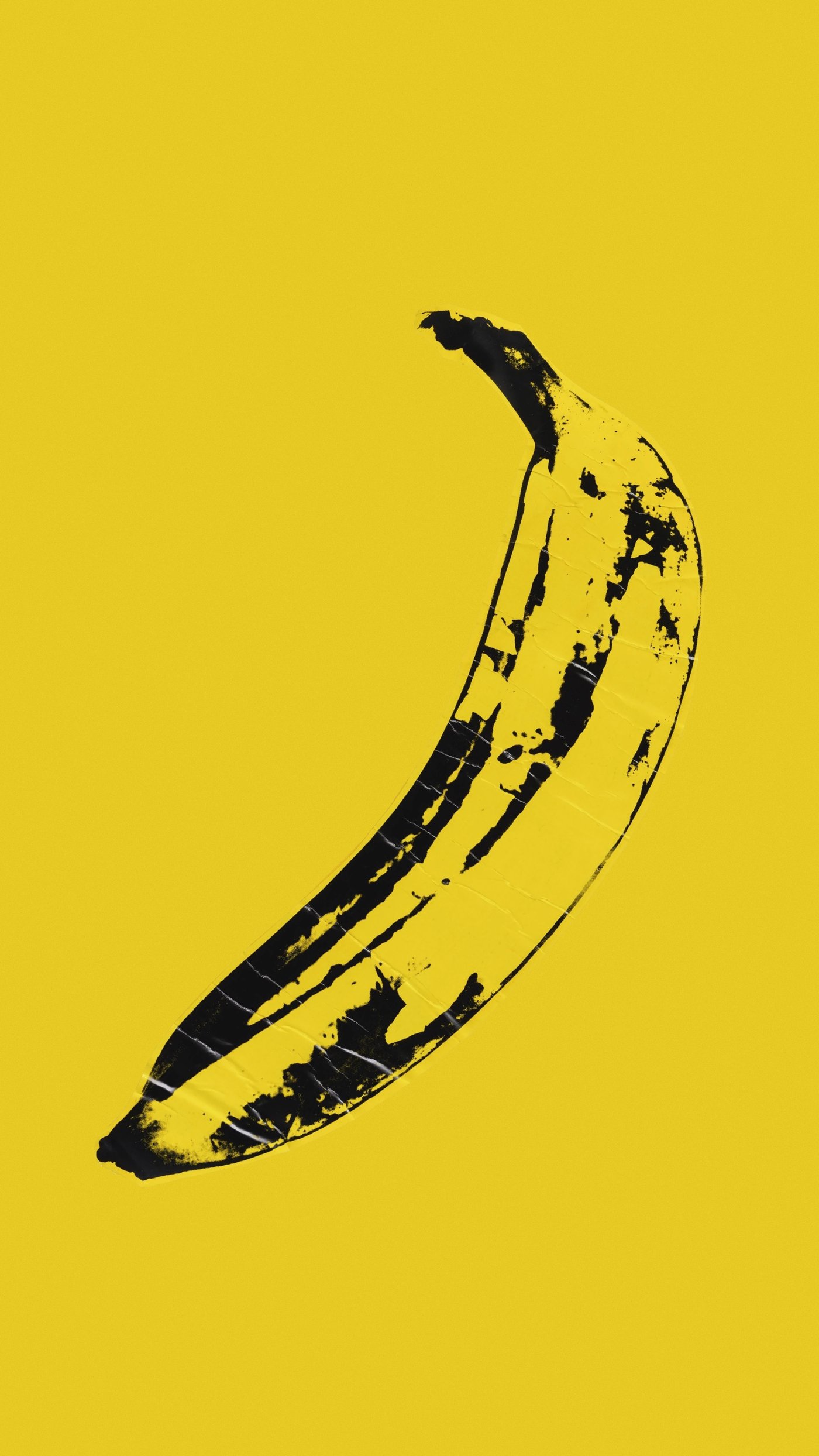 Andy Warhol   Banana (yellow background)   portrait   reframed by Unknown Artist