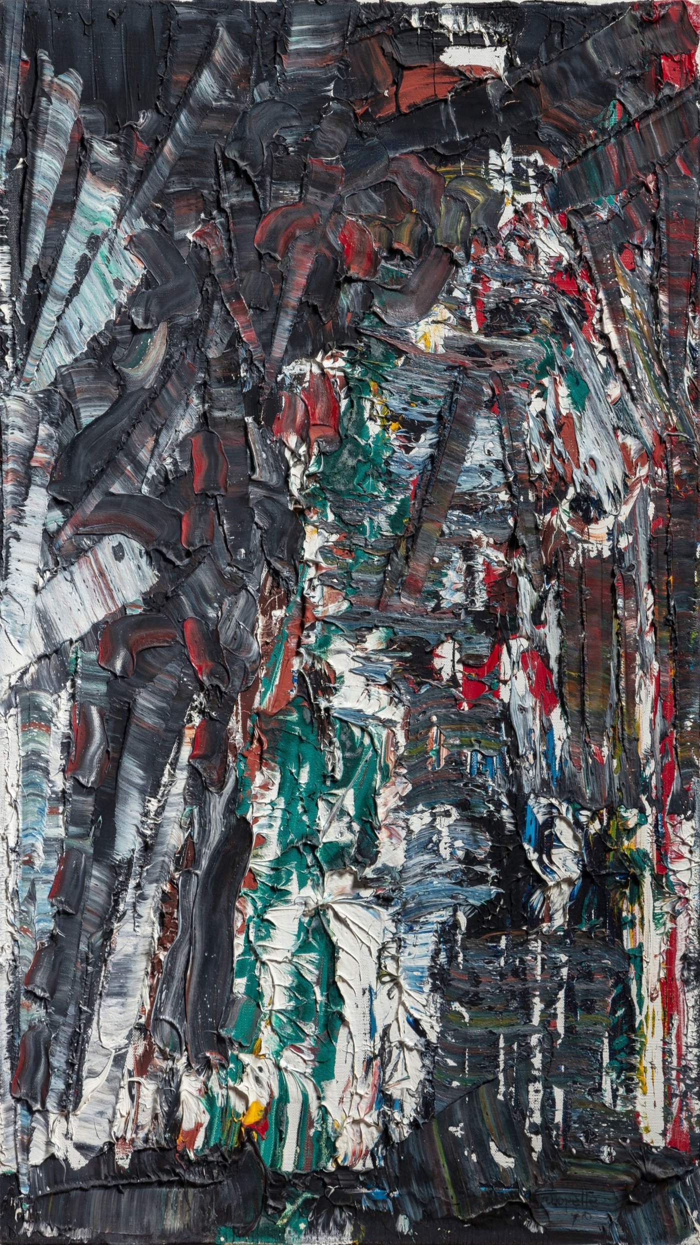 Jean Paul Riopelle   Hibou Circus III   reframed by Unknown Artist