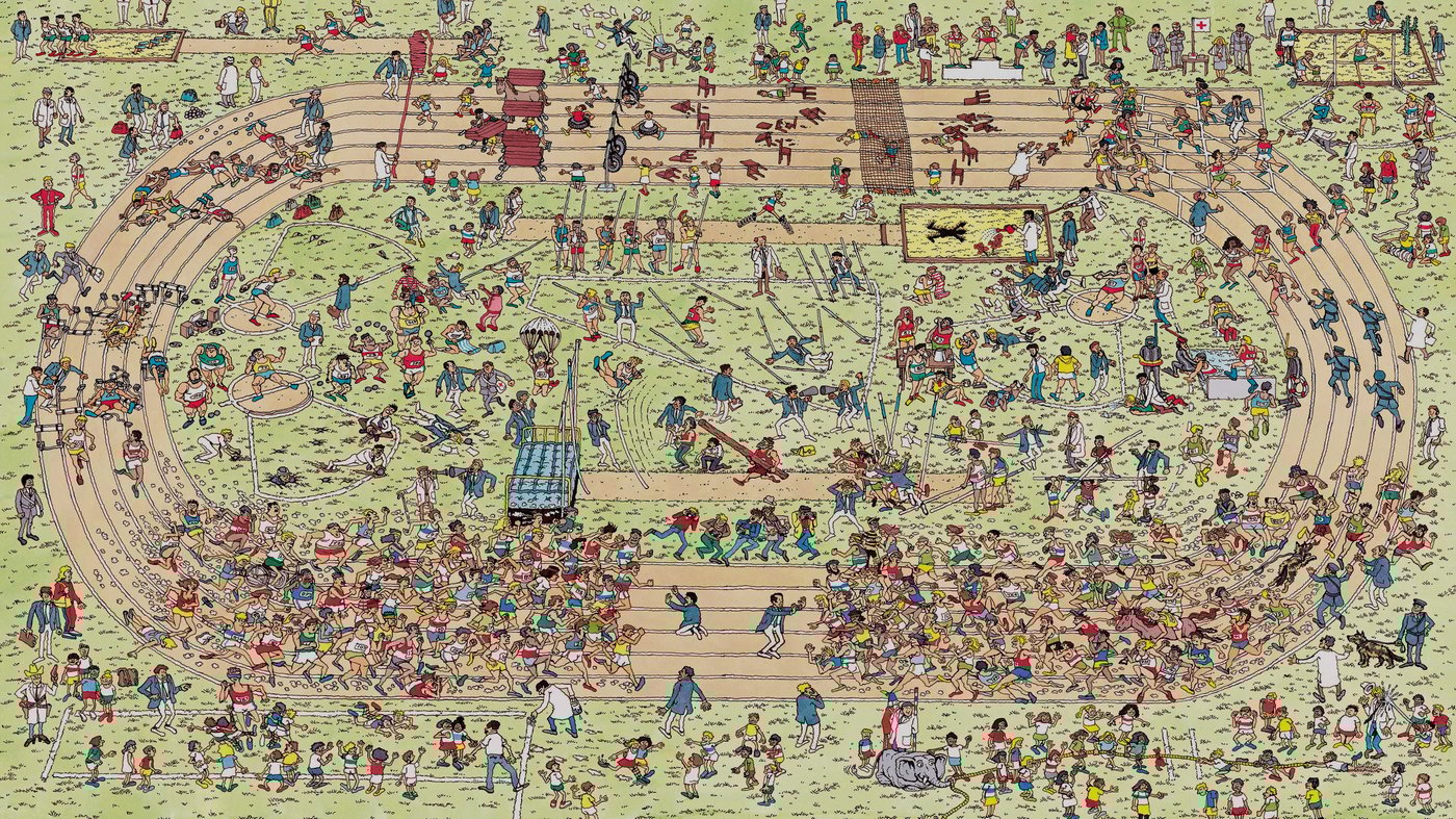 Where's Waldo   Athletic's Mayhem   reframed by Unknown Artist