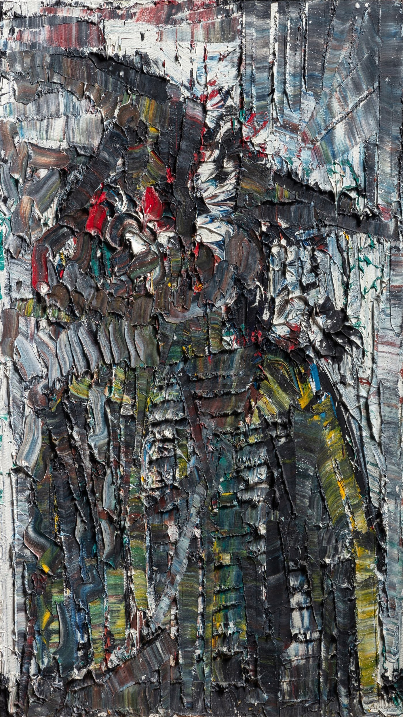 Jean Paul Riopelle   Hibou Circus II   reframed by Unknown Artist