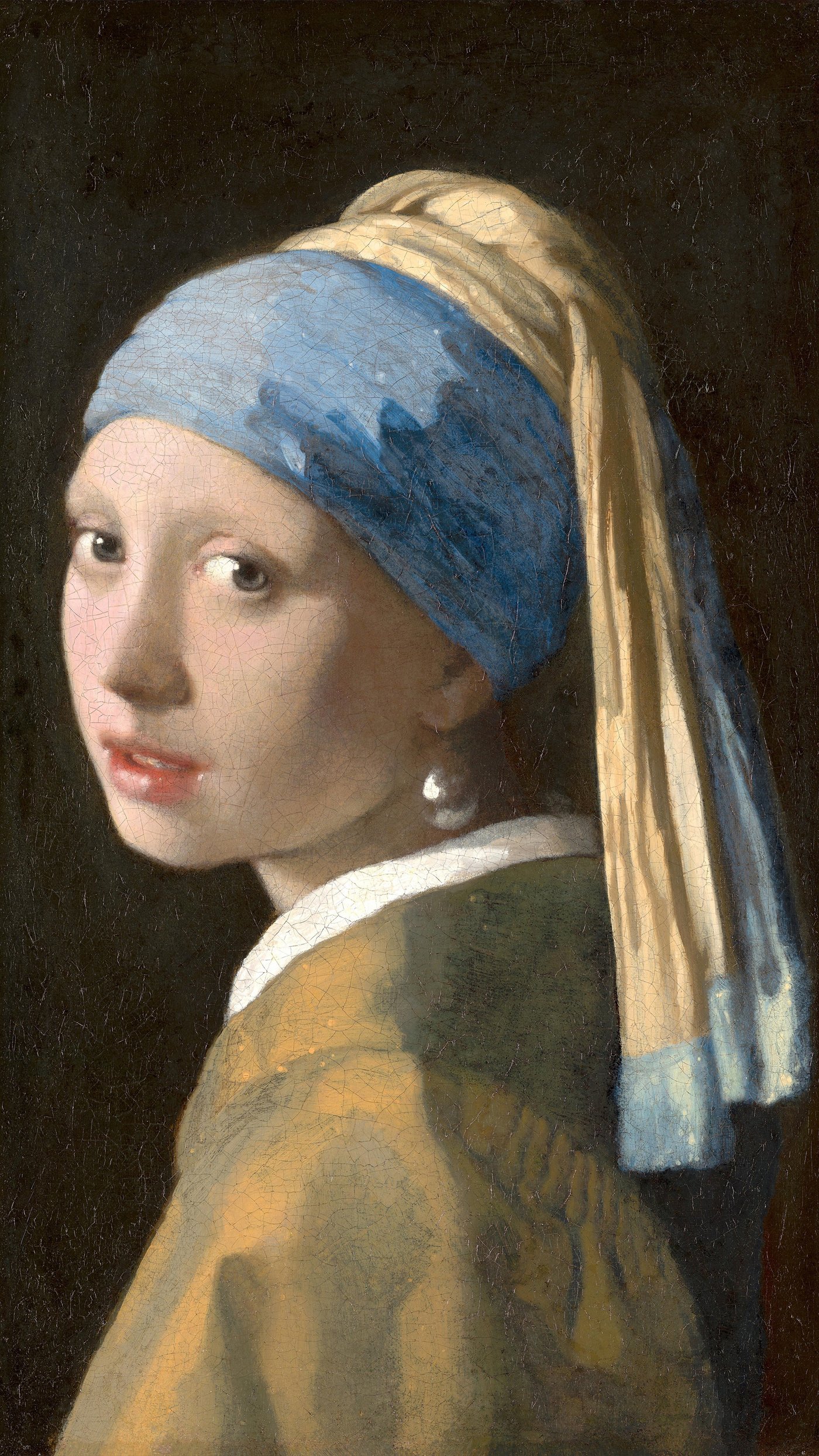 Johannes Vermeer   Girl with a Pearl Earring   portrait   reframed by Unknown Artist